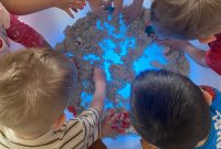 Popołudniowe zabawy piaskiem