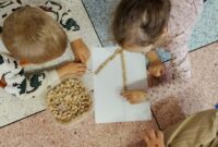 Zabawy sensoryczne Bratków