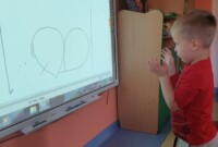 Zajęcia przy tablicy interaktywnej