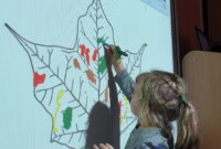 Zajęcia przy tablicy interaktywnej