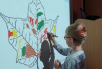 Zajęcia przy tablicy interaktywnej