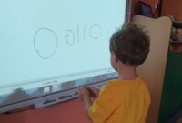 Zajęcia przy tablicy interaktywnej