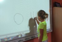 Zajęcia przy tablicy interaktywnej