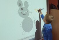 Zajęcia przy tablicy interaktywnej