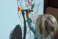 Zajęcia przy tablicy interaktywnej