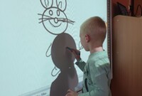 Zajęcia przy tablicy interaktywnej