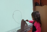 Zajęcia przy tablicy interaktywnej