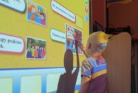 Zajęcia przy tablicy interaktywnej