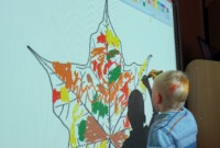 Zajęcia przy tablicy interaktywnej