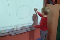 Zajęcia przy tablicy interaktywnej