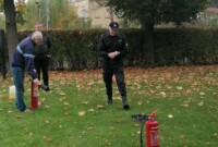 Z policjantem i strażakiem