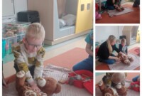 Stokrotki ratują misia