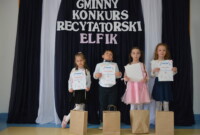 XIX Gminny Konkurs Recytatorski ELFIK