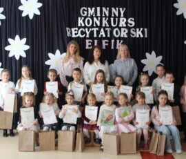 XX Gminny Konkurs Recytatorski ELFIK