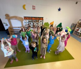 Dzień dinozaura Fiołeczków