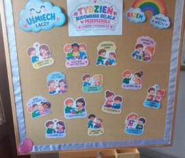 Tydzień o budowaniu relacji w naszym przedszkolu