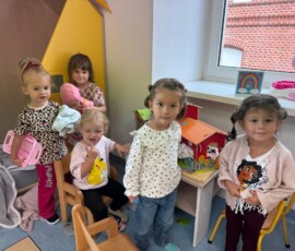 Pierwsze dni Fiołków w przedszkolu