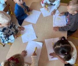 Pierwsze dni Fiołków w przedszkolu