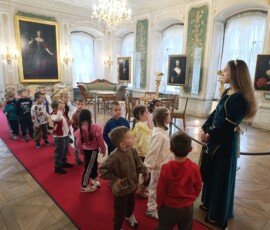 Bławatki w gościnie u księżniczki