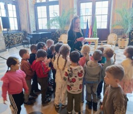 Bławatki w gościnie u księżniczki