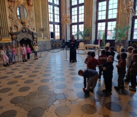 Bławatki w gościnie u księżniczki