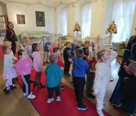 Bławatki w gościnie u księżniczki