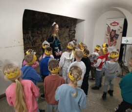 Bławatki w gościnie u księżniczki